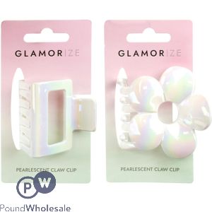 Glamorize Pearlescent Medium Claw Hair Clip Assorted