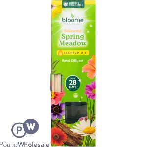 Bloome Balancing Spring Meadow Scented Oil Reed Diffuser 30ml