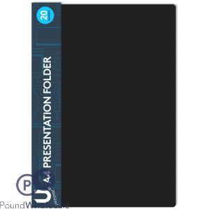 U. A4 Presentation Folder 20 Pages