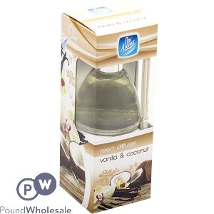 Pan Aroma Vanilla & Coconut Dome Reed Diffuser 50ml CDU