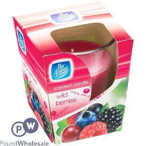 Pan Aroma Wild Berries Scented Glass Candle