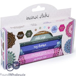 Pan Aroma Assorted Incense Sticks 4 Pack