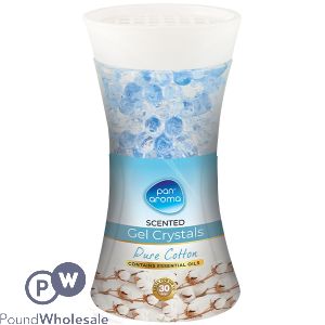 Pan Aroma Pure Cotton Scented Gel Crystals Air Freshener 150g