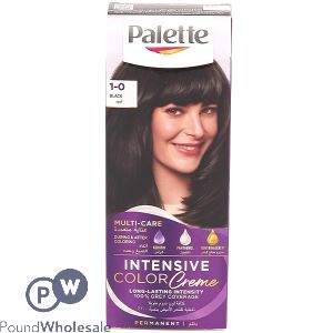 Palette 1-0 Black Intensive Permanent Hair Colour Creme