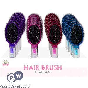 Jones & Co Kids Hair Brush & Accessories CDU Assorted Colours