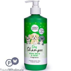 Pride & Groom Aloe Vera & Kiwi Dog Shampoo 500ml