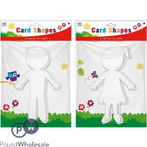 Kids Create 15 Die-Cut Boy & Girl Shapes