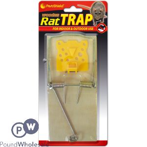 PestShield Indoor & Outdoor Wooden Rat Trap