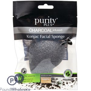 Purity Plus Charcoal Infused Konjac Facial Sponge