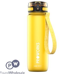 Proworks Leakproof Sports Water Bottle Sunflower Yellow 1l