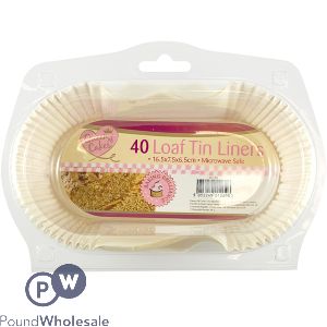 Queen of Cakes Loaf Tin Liners 40 Pack