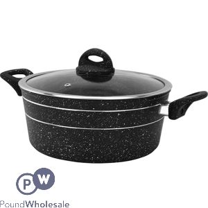 Royalford Forged Aluminium Granite Casserole Pan 30cm