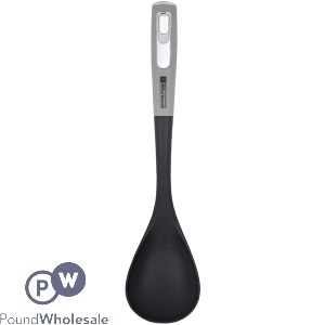 Royalford Black Nylon Solid Serving Spoon 36cm