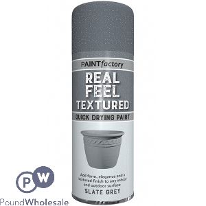 Paint Factory Textured Spray Paint Slate Grey 