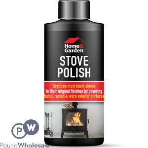 Home & Garden Stove Polish Fireplace Restorer 200ml