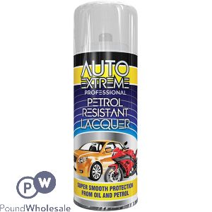Auto Extreme Professional Petrol-Resistant Lacquer Clear Spray 400ml