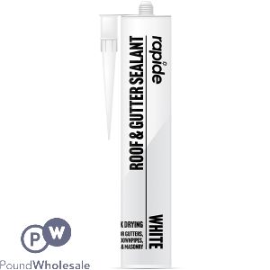 Rapide Roof &amp; Gutter White Sealant Cartridge 260ml