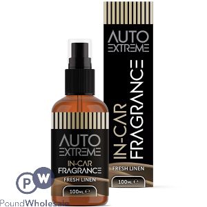 Auto Extreme Fresh Linen In-Car Fragrance Air Freshener Spray 100ml