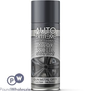 Auto Extreme Professional Gun Metal Grey Alloy Wheel Spray Paint 400ml