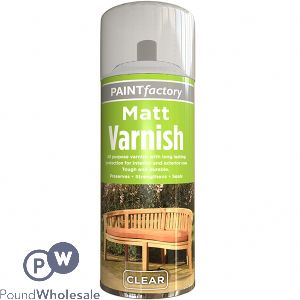 Paint Factory Household Matt Spray Varnish 250ml