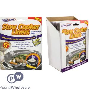 Sealapack Slow Cooker Liners 5 Pack CDU