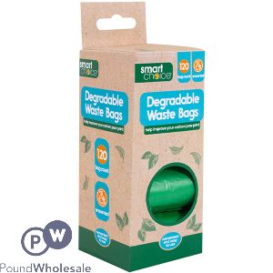Smart Choice Degradable Dog Poop Bags 8 Pack