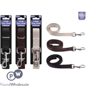 Smart Choice Large Dog Lead 1.2m Assorted Colours