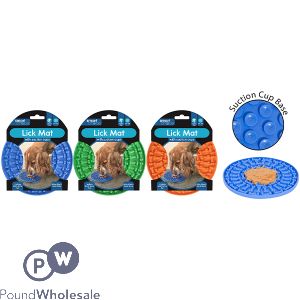 Smart Choice Suction Lick Matt & Slow Feeder For Dogs Assorted Colours