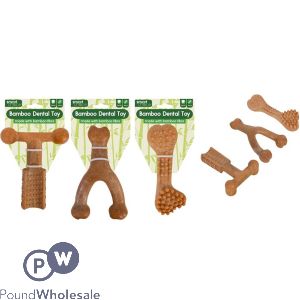 Smart Choice Dental Bamboo Dog Toy Assorted