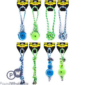 Smart Choice Jumbo Rope Tug Dog Toy Assorted