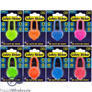 Smart Choice Dog Walk Flashing LED Safety Blinker Assorted Colours