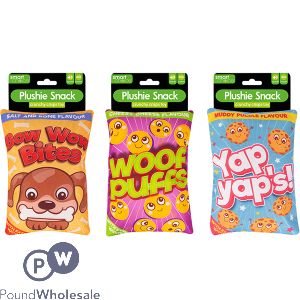 Smart Choice Squeaky Crinkle Crisp Packet Dog Toy Assorted