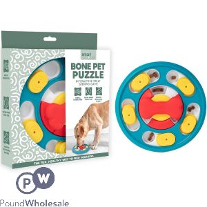 Smart Choice Interactive Treat Hiding Bone Dog Puzzle