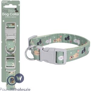 Smart Choice Dog Print Green Dog Collar 30cm-50cm