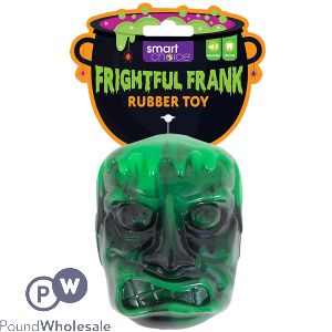 Smart Choice Halloween Squeaky Rubber Frightful Frank Monster Dog Toy 8.5cm