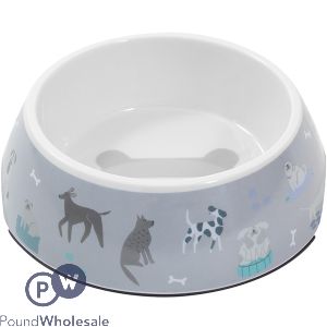 Smart Choice Melamine Dog Print Pet Bowl 500ml 17cm