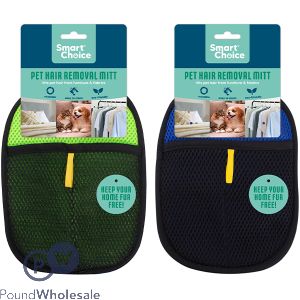 Smart Choice Pet Hair Removal Mitt Assorted Colours