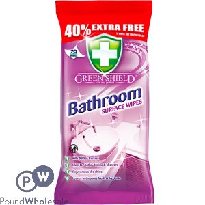 Greenshield Bathroom Surface Wipes 70 Sheets
