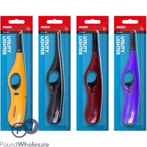 Scorpion Electronic Utility Lighter Assorted Colours