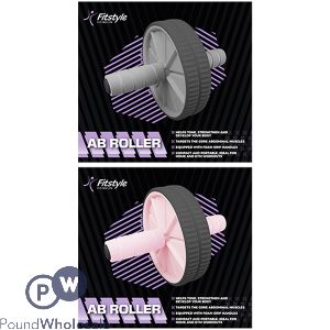 Fitstyle Ab Roller Assorted Colours
