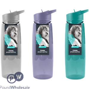 Fitstyle Folding Spout Sports Bottle 750ml Assorted Colours