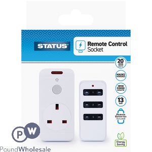 Status 13A Remote Controlled Socket 2000W