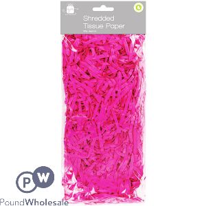 Giftmaker Pink Shredded Tissue Paper 25g
