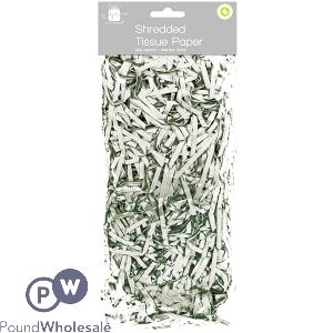 Giftmaker Metallic Silver Shredded Tissue Paper 25g
