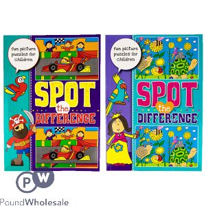 The Box A4 80gsm Spot The Difference Activity Book Assorted