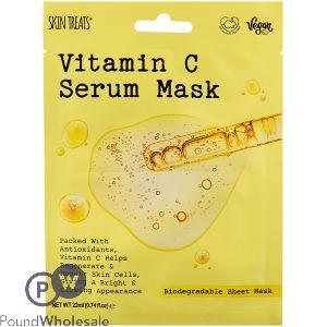 Skin Treats Vitamin C Biodegradable Serum Face Mask Cdu