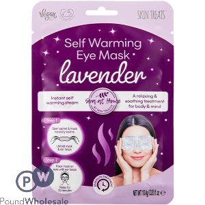 Skin Treats Self-warming Lavender Eye Mask Cdu