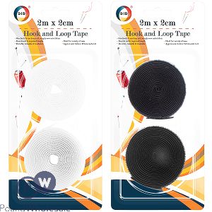 Did Hook & Loop Tape Assorted Colour 2m X 2cm