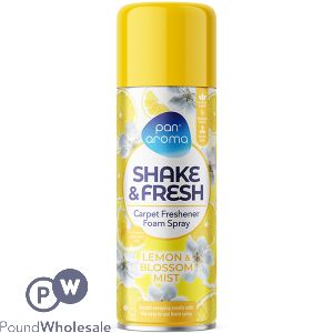 Pan Aroma Lemon & Blossom Mist Shake & Fresh Carpet Freshener Foam Spray 500ml
