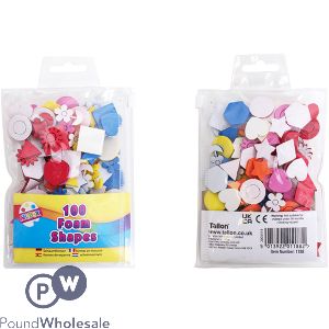 Artbox Assorted Foam Shapes 100 Pack